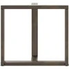 Valgomojo stalo kojelės, 2 vnt., juodos, 80x35x(72-73) cm, plienas