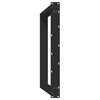Valgomojo stalo kojelės, U formos, 2 vnt., juoda, 90x(72-73)cm