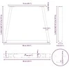 Valgomojo stalo kojelės, 3 vnt., baltos, 90x(72-73,3) cm, plienas, V formos