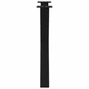 Valgomojo stalo kojos, 3 vnt., juodos, 80x(72-73) cm, plienas, X formos