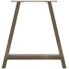 Valgomojo stalo kojelės, A formos, 2 vnt., 80x(72-73) cm, plienas