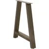 Valgomojo stalo kojelės, A formos, 2 vnt., 80x(72-73) cm, plienas