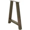 Valgomojo stalo kojelės, A formos, 2 vnt., 70x(72-73) cm, plienas