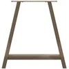 Valgomojo stalo kojelės, A formos, 2 vnt., 70x(72-73) cm, plienas