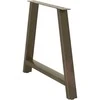 Valgomojo stalo kojelės, A formos, 2 vnt., 100 x (72-73) cm, plienas