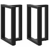 Valgomojo stalo kojelės, T formos, 2 vnt., 50x35x(72-73) cm