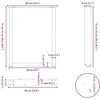 Valgomojo stalo kojelės, 2 vnt., baltos, 60x(72-73) cm, plienas, U formos