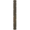 Valgomojo stalo kojelės, U formos, 2 vnt., natūralus plienas, 80x(72-73) cm, plienas