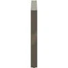Valgomojo stalo kojelės, U formos, 2 vnt., natūralus plienas, 100 x (72-73) cm, plienas