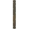 Valgomojo stalo kojelės, U formos, 3 vnt., natūralus plienas, 90x(72-73) cm, plienas