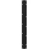 Valgomojo stalo kojelės, V formos, 2 vnt., juodos, 90x(72-73,3) cm, plienas