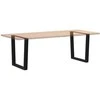 Valgomojo stalo kojelės, V formos, 2 vnt., juodos, 90x(72-73,3) cm, plienas