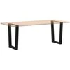 Valgomojo stalo kojelės, V formos, 2 vnt., juodos, 60x(72-73,3) cm, plienas
