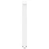Valgomojo stalo kojelės, V formos, 3 vnt., baltos, 100x(72-73,3) cm, plienas
