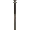 Valgomojo stalo kojelės, X formos, 2 vnt., natūralus plienas, 70x(72-73) cm, plienas