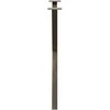 Valgomojo stalo kojelės, X formos, 2 vnt., natūralus plienas, 70x(72-73) cm, plienas
