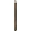 Valgomojo stalo kojos, 2 vnt., 100 x (72-73) cm, natūralus plienas