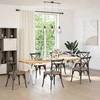 Valgomojo stalo kojos, 2 vnt., baltos, 57x(72-73) cm, plienas, X formos
