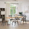 Valgomojo stalo kojos, 2 vnt., baltos, 60x(72-73,3) cm, plienas