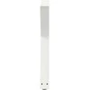 Valgomojo stalo kojos, 2 vnt., baltos, 70x(72-73,3) cm, plienas