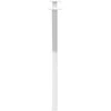 Valgomojo stalo kojos, 2 vnt., baltos, 80x(72-73) cm, plienas, X formos
