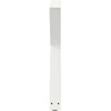 Valgomojo stalo kojos, 2 vnt., baltos, 80x(72-73,3) cm, plienas