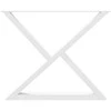 Valgomojo stalo kojos, 2 vnt., baltos, 90x(72-73,3) cm, plienas