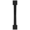 Valgomojo stalo kojos, 2 vnt., juodos, 90x(72-73) cm, plienas, X formos