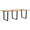 Valgomojo stalo kojos, 3 vnt., antracito spalvos, 90x(72-73,3) cm, plienas