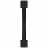 Valgomojo stalo kojos, 3 vnt., juodos, 90x(72-73) cm, plienas, X formos