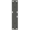 Kavos staliuko kojelės, V formos, 2 vnt., antracito spalvos, 40x(30-31,3) cm, plienas