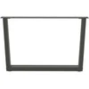 Kavos staliuko kojelės, V formos, 2 vnt., antracito spalvos, 70x(42-43,3) cm, plienas