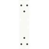 Kavos staliuko kojelės, V formos, 2 vnt., baltos, 40x(30-31,3) cm, plienas