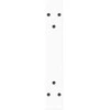 Kavos staliuko kojelės, V formos, 2 vnt., baltos, 40x(30-31,3) cm, plienas