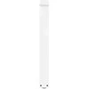 Valgomojo stalo kojelės, 2 vnt., baltos, 60x(72-73,3) cm, plienas, V formos