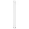 Valgomojo stalo kojelės, 2 vnt., baltos, 80x(72-73,3) cm, plienas, V formos