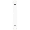 Valgomojo stalo kojelės, 2 vnt., baltos, 60x(72-73,3) cm, plienas, V formos