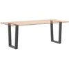 Valgomojo stalo kojos, V formos, 2 vnt., antracito spalvos, 60x(72-73,3) cm, plienas