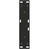 Kavos staliuko kojelės, V formos, 2 vnt., juodos, 28x(42-43,3) cm, plienas