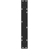 Valgomojo stalo kojelės, V formos, 2 vnt., juodos, 60x(72-73,3) cm, plienas