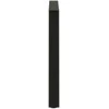 Valgomojo stalo kojelės, V formos, 2 vnt., juodos, 70x(72-73,3) cm, plienas