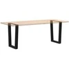Valgomojo stalo kojelės, V formos, 2 vnt., juodos, 60x(72-73,3) cm, plienas