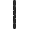 Kavos staliuko kojelės, V formos, 2 vnt., juodos, 70x(30-31,3) cm, plienas