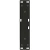 Kavos staliuko kojelės, V formos, 2 vnt., juodos, 40x(30-31,3) cm, plienas