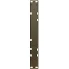 Kavos staliuko kojelės, V formos, 2 vnt., natūralus plienas, 60x(42-43,3) cm, plienas