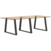 Valgomojo stalo kojos, 3 vnt., antracito spalvos, 90x(72-73,3) cm, plienas