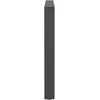 Valgomojo stalo kojos, V formos, 3 vnt., antracito spalvos, 100x(72-73,3) cm, plienas