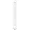 Valgomojo stalo kojelės, 3 vnt., baltos, 70x(72-73,3) cm, plienas, V formos