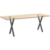 Valgomojo stalo kojos, X formos, 2 vnt., antracito spalvos, 50x(72-73) cm, plienas