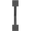 Valgomojo stalo kojos, X formos, 2 vnt., antracito spalvos, 50x(72-73) cm, plienas